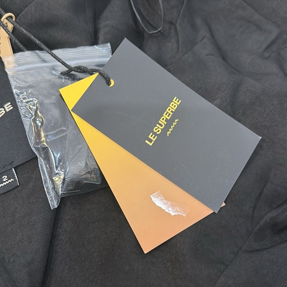 Revolve Le Superbe Nominee Tux Dress in Noir Cluster Shine Size 2 - Picture 15 of 15